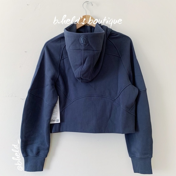 lululemon Scuba Oversized Half-Zip Hoodie in Iron Blue Size XS/S Brand New NWT - Picture 10 of 15